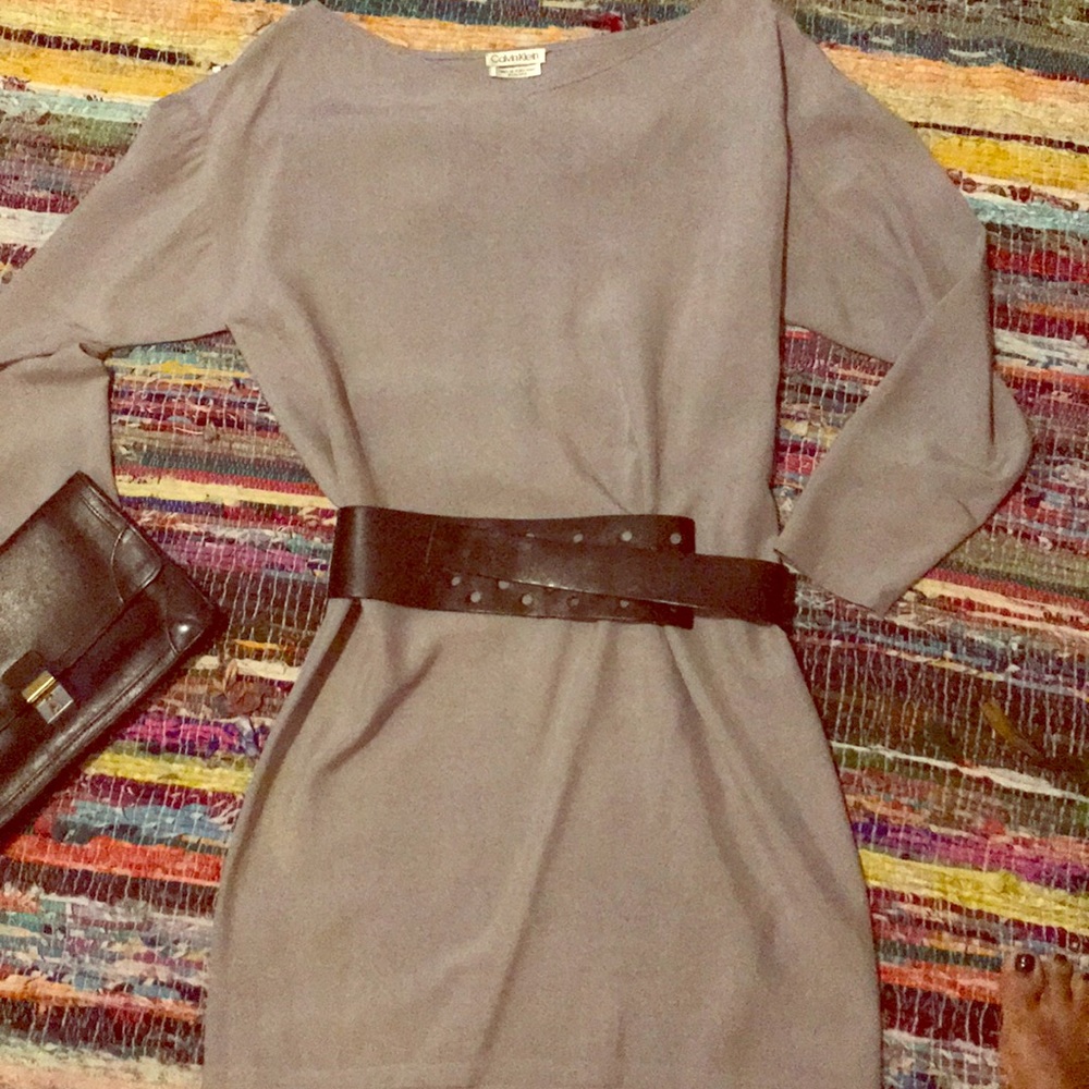 Vintage Calvin Klein silk tunic, sz8